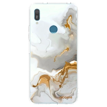 Picasee átlátszó szilikon tok az alábbi mobiltelefonokra Huawei Y6 2019 - Her
