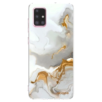Picasee átlátszó szilikon tok az alábbi mobiltelefonokra Samsung Galaxy A71 A715F - Her