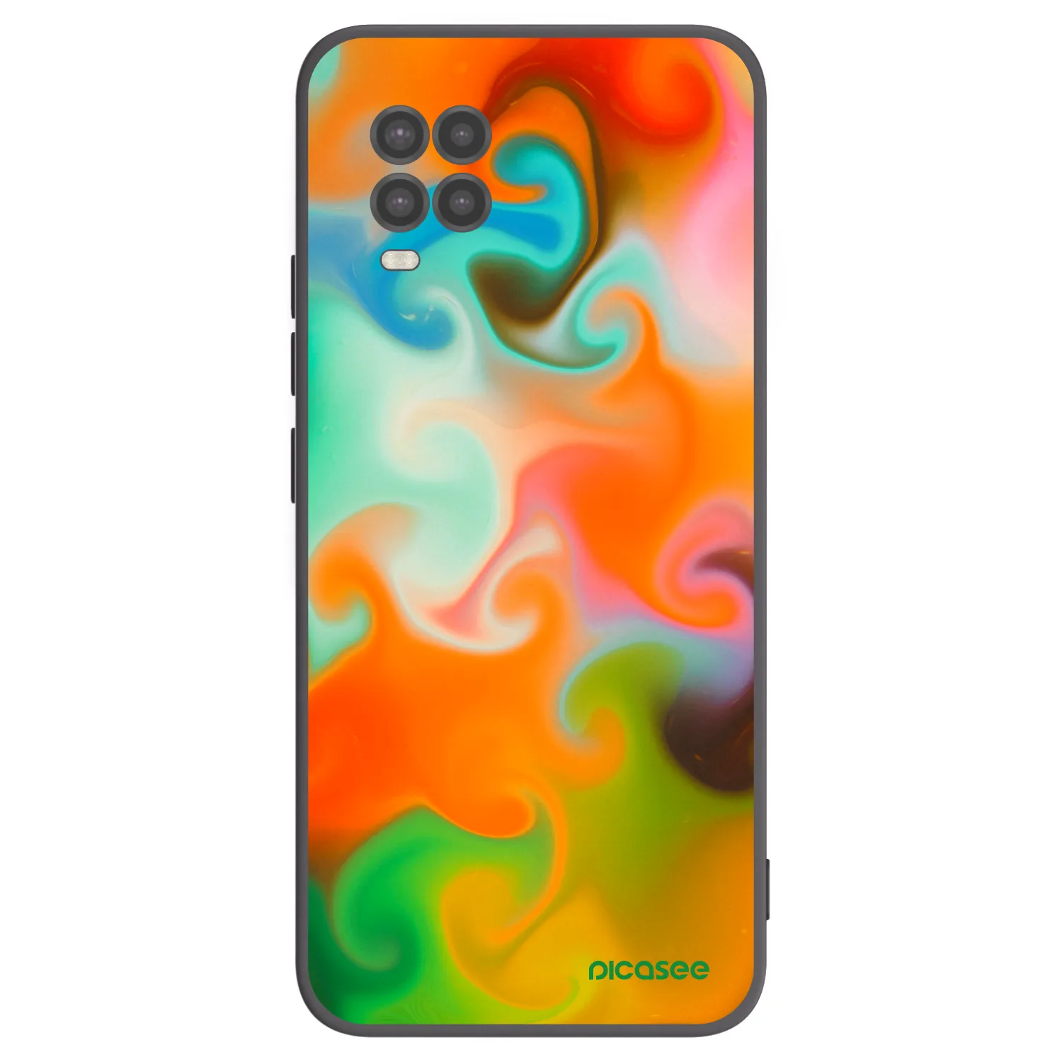 Picasee fekete szilikon tok az alábbi mobiltelefonokra Xiaomi Mi 10 Lite - Juice