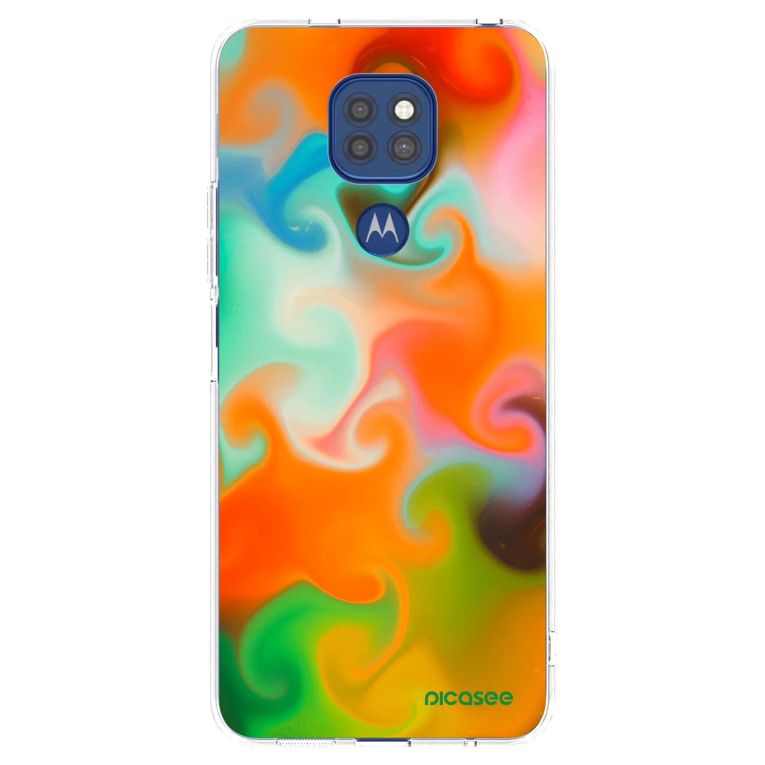 Picasee átlátszó szilikon tok az alábbi mobiltelefonokra Motorola Moto G9 Play - Juice