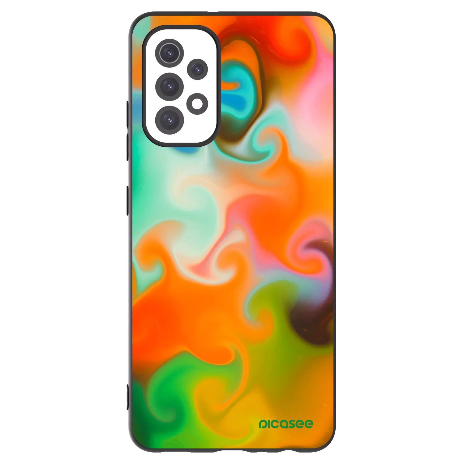 Picasee fekete szilikon tok az alábbi mobiltelefonokra Samsung Galaxy A32 5G A326B - Juice