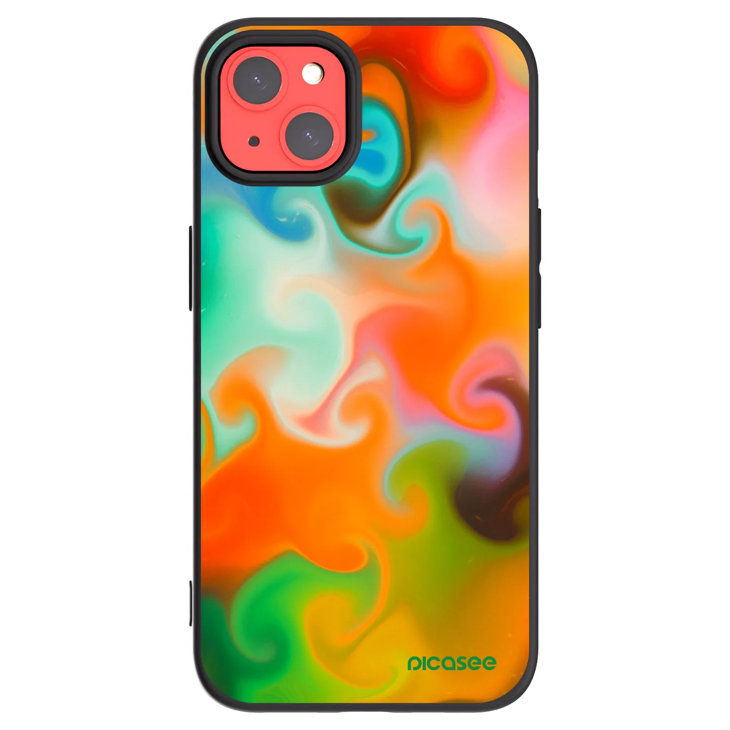 Picasee fekete szilikon tok az alábbi mobiltelefonokra Apple iPhone 13 - Juice