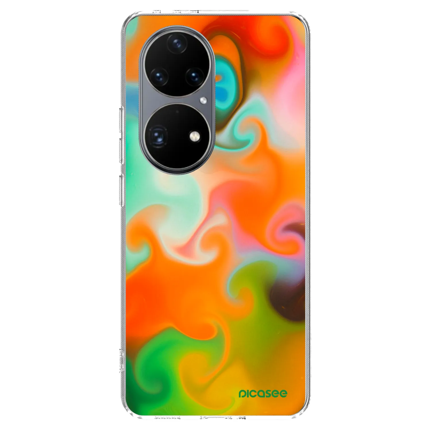 Picasee átlátszó szilikon tok az alábbi mobiltelefonokra Huawei P50 - Juice