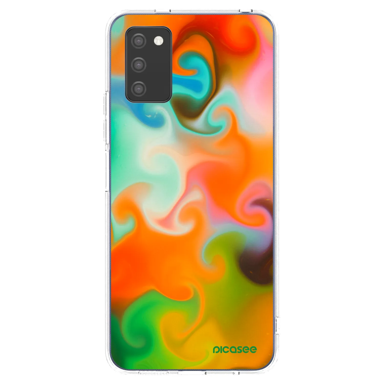 Picasee átlátszó szilikon tok az alábbi mobiltelefonokra Samsung Galaxy A02s A025G - Juice
