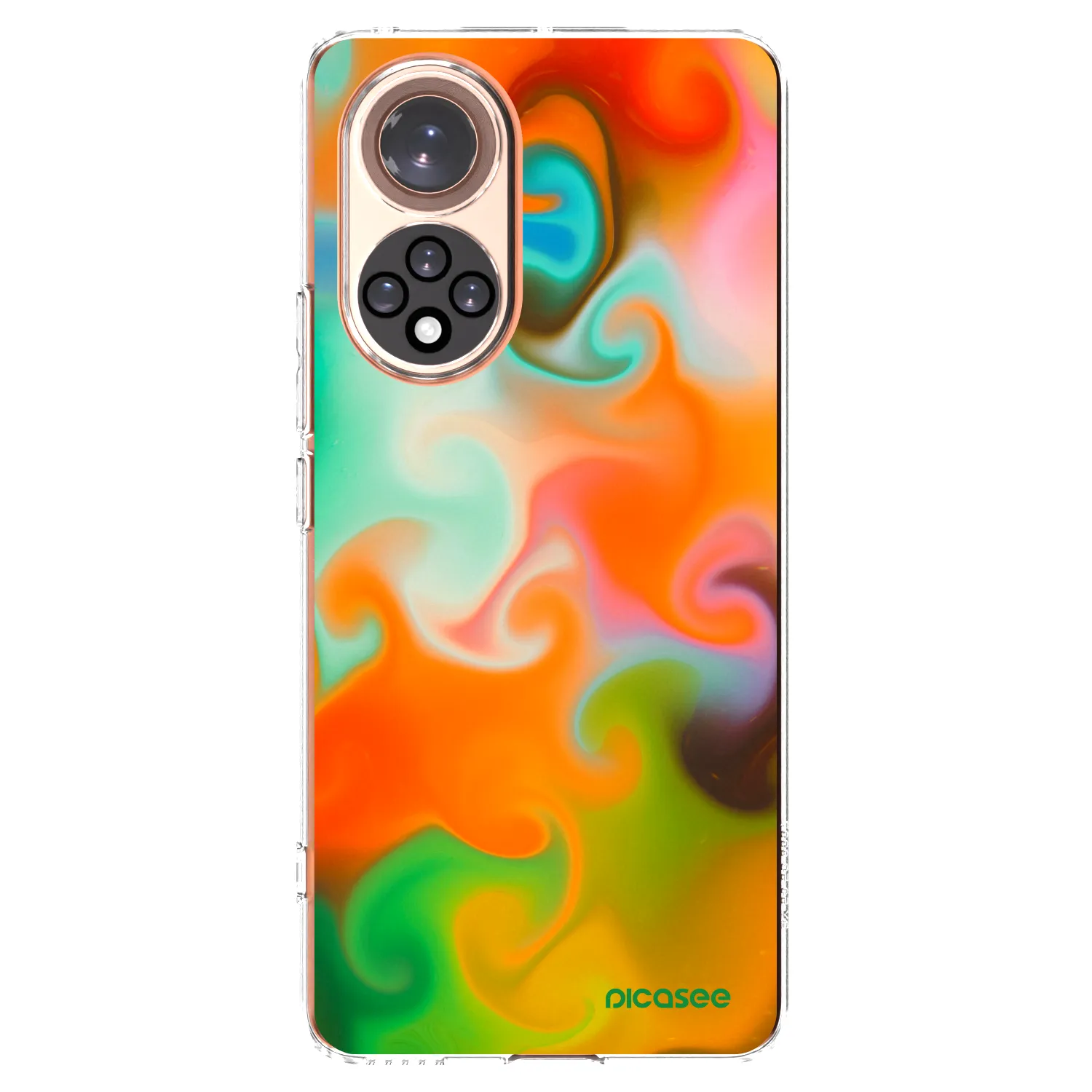 Picasee átlátszó szilikon tok az alábbi mobiltelefonokra Huawei Nova 9 - Juice