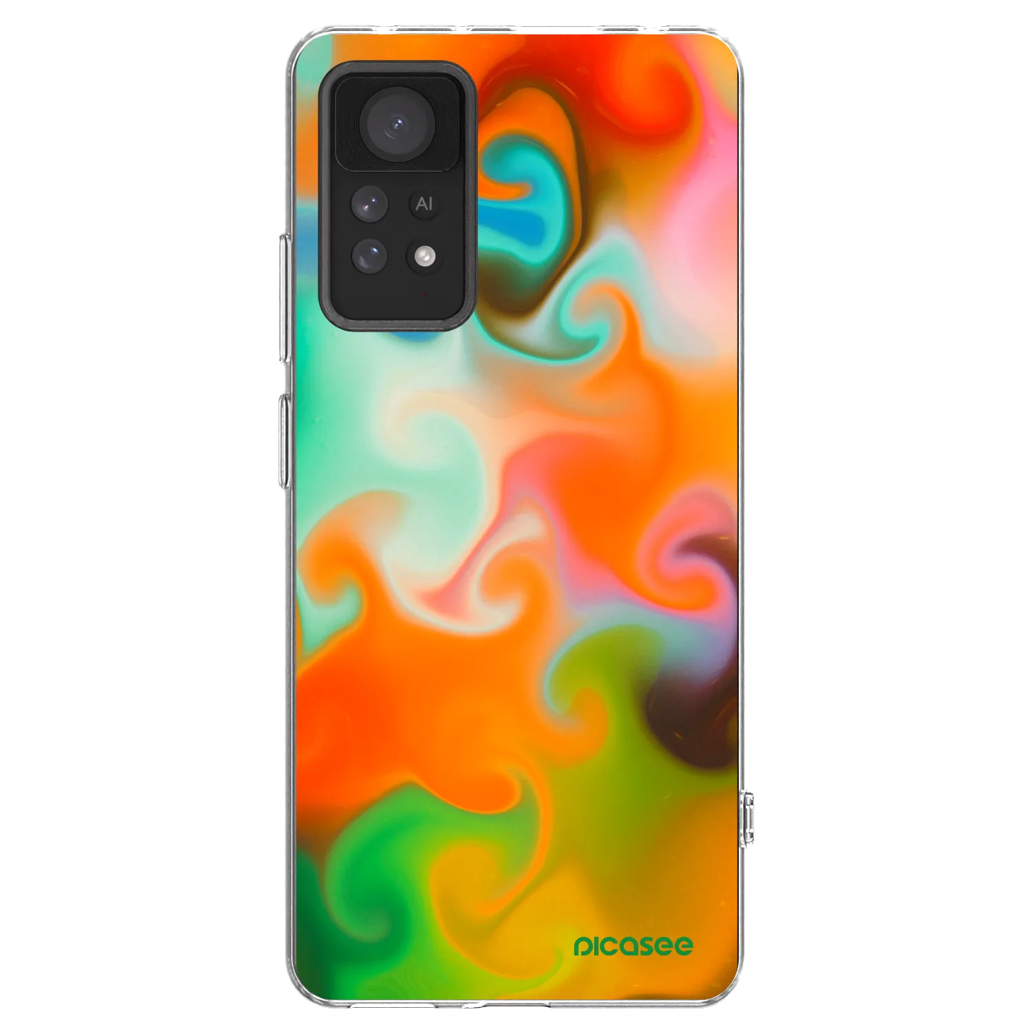 Picasee átlátszó szilikon tok az alábbi mobiltelefonokra Xiaomi Redmi Note 11 Pro 5G - Juice