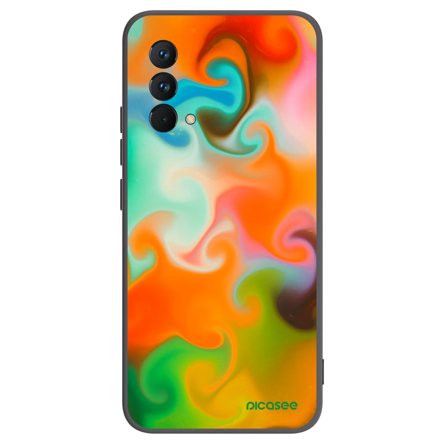 Picasee fekete szilikon tok az alábbi mobiltelefonokra Realme GT Master Edition 5G - Juice