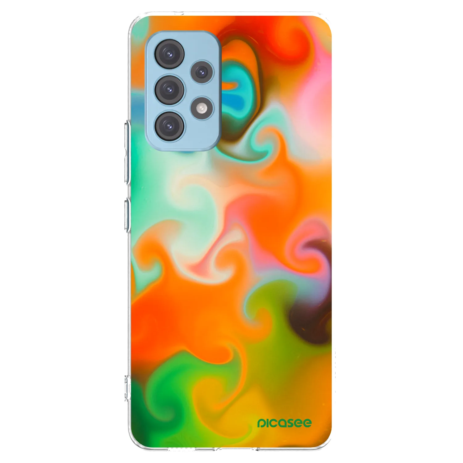 Picasee átlátszó szilikon tok az alábbi mobiltelefonokra Samsung Galaxy A53 5G A536 - Juice