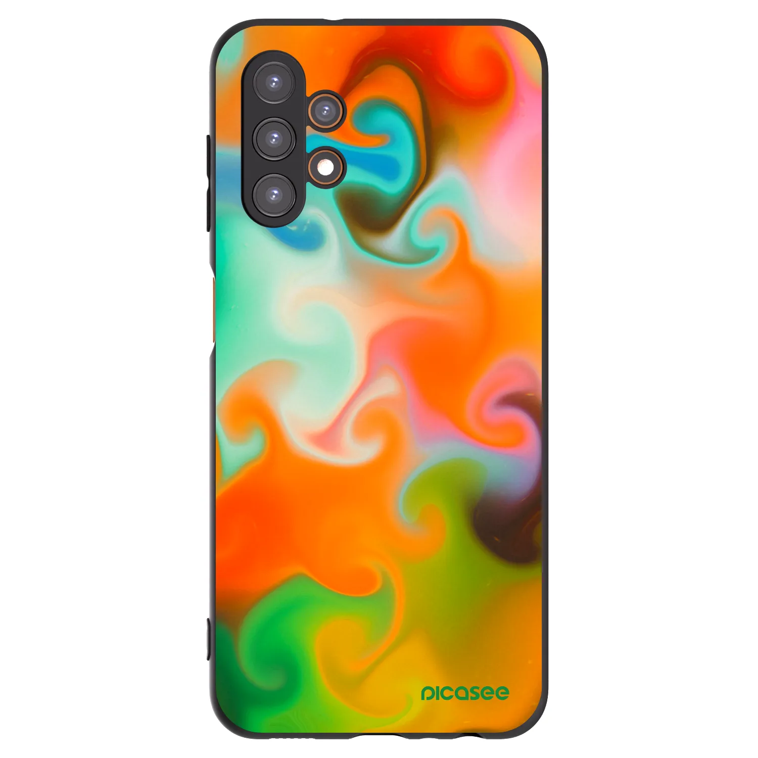 Picasee fekete szilikon tok az alábbi mobiltelefonokra Samsung Galaxy A13 4G A135 - Juice