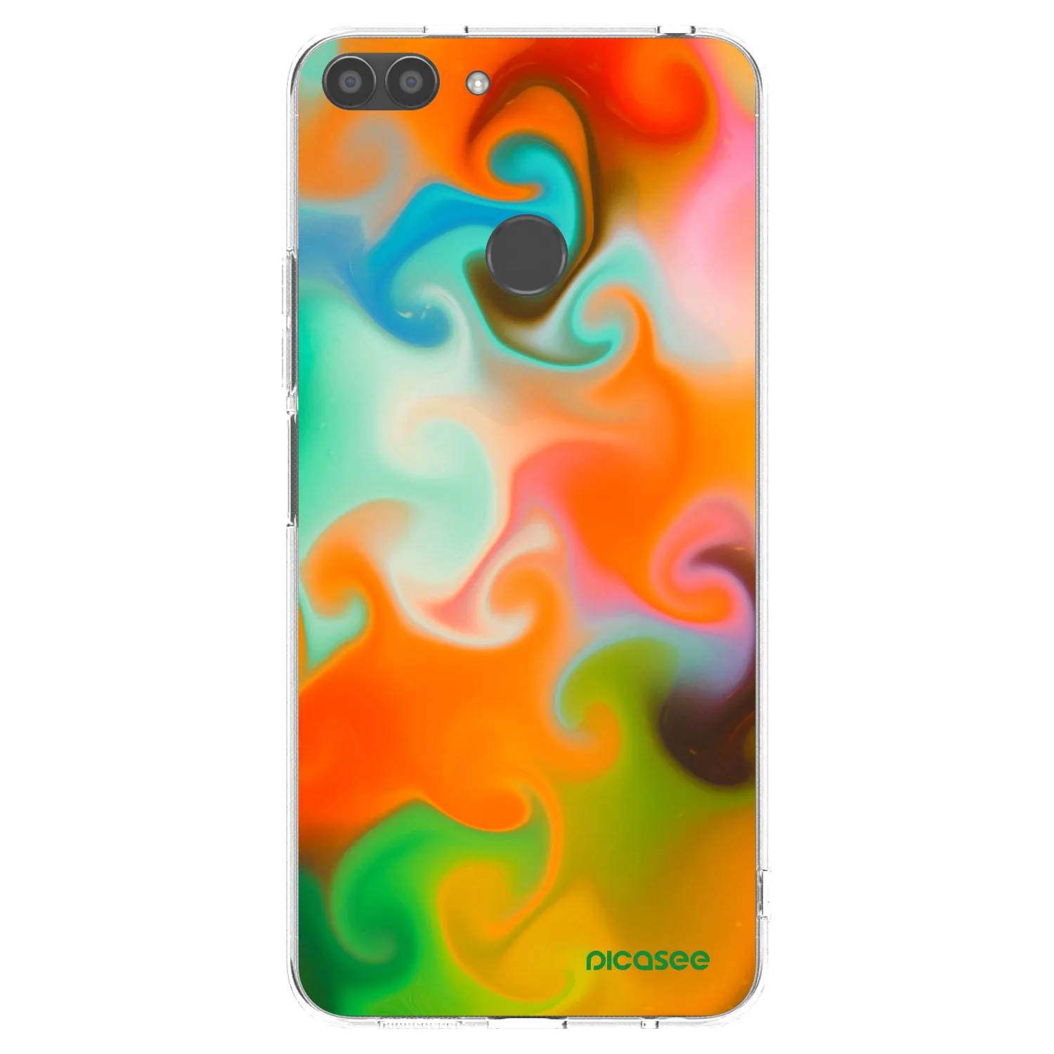 Picasee átlátszó szilikon tok az alábbi mobiltelefonokra Huawei P Smart - Juice