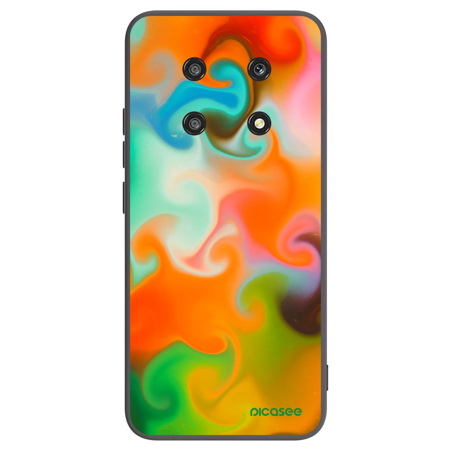 Picasee fekete szilikon tok az alábbi mobiltelefonokra Honor Magic4 Lite 5G - Juice