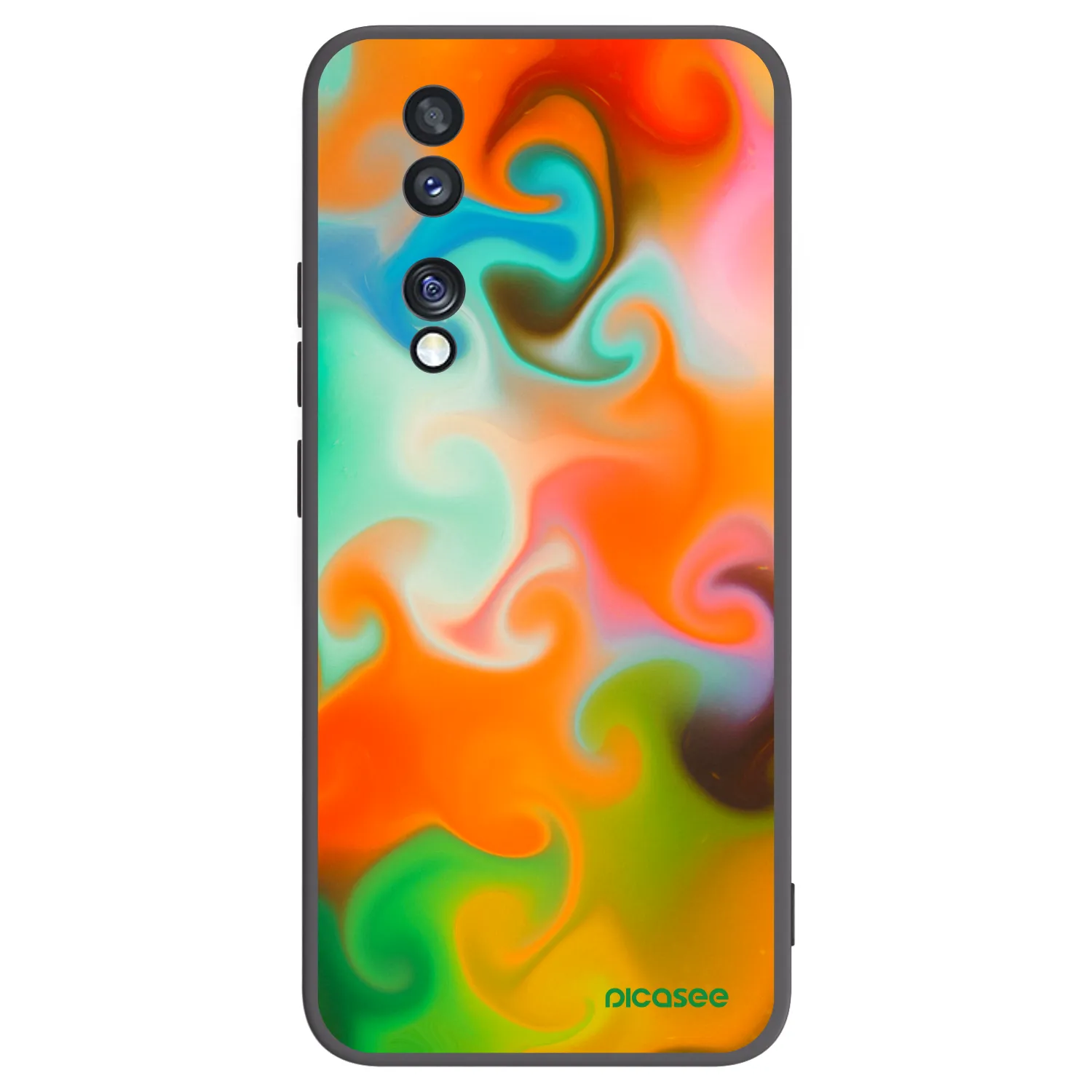 Picasee fekete szilikon tok az alábbi mobiltelefonokra Honor 70 - Juice
