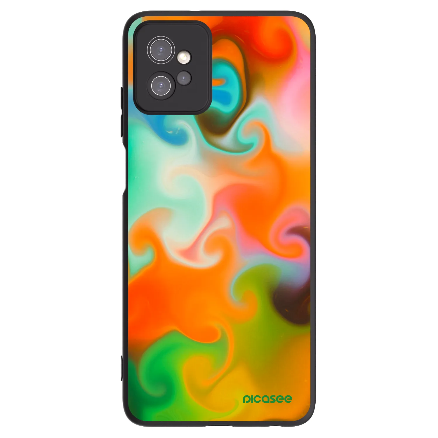Picasee fekete szilikon tok az alábbi mobiltelefonokra Motorola Moto G32 - Juice