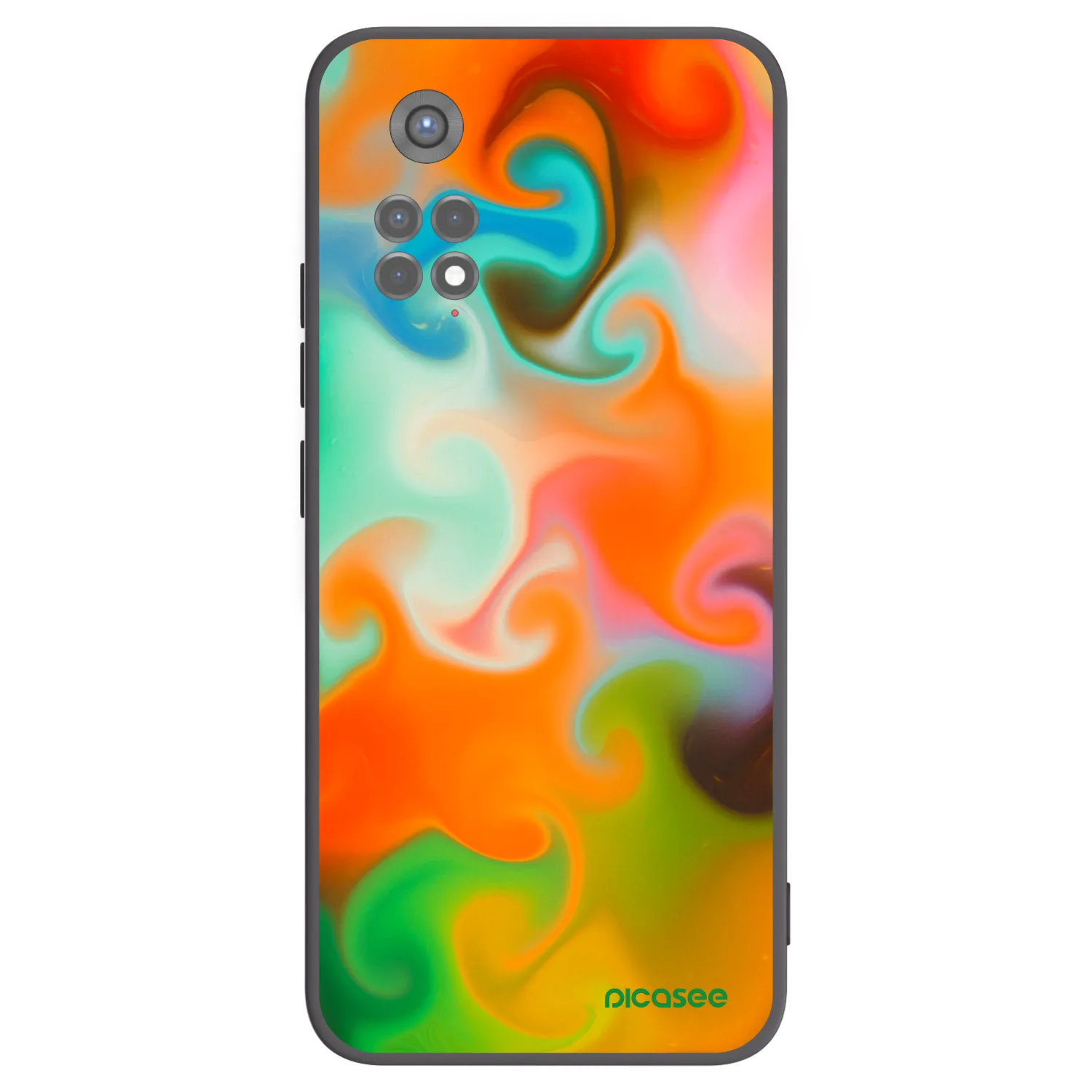 Picasee fekete szilikon tok az alábbi mobiltelefonokra Xiaomi Redmi Note 11S 5G - Juice