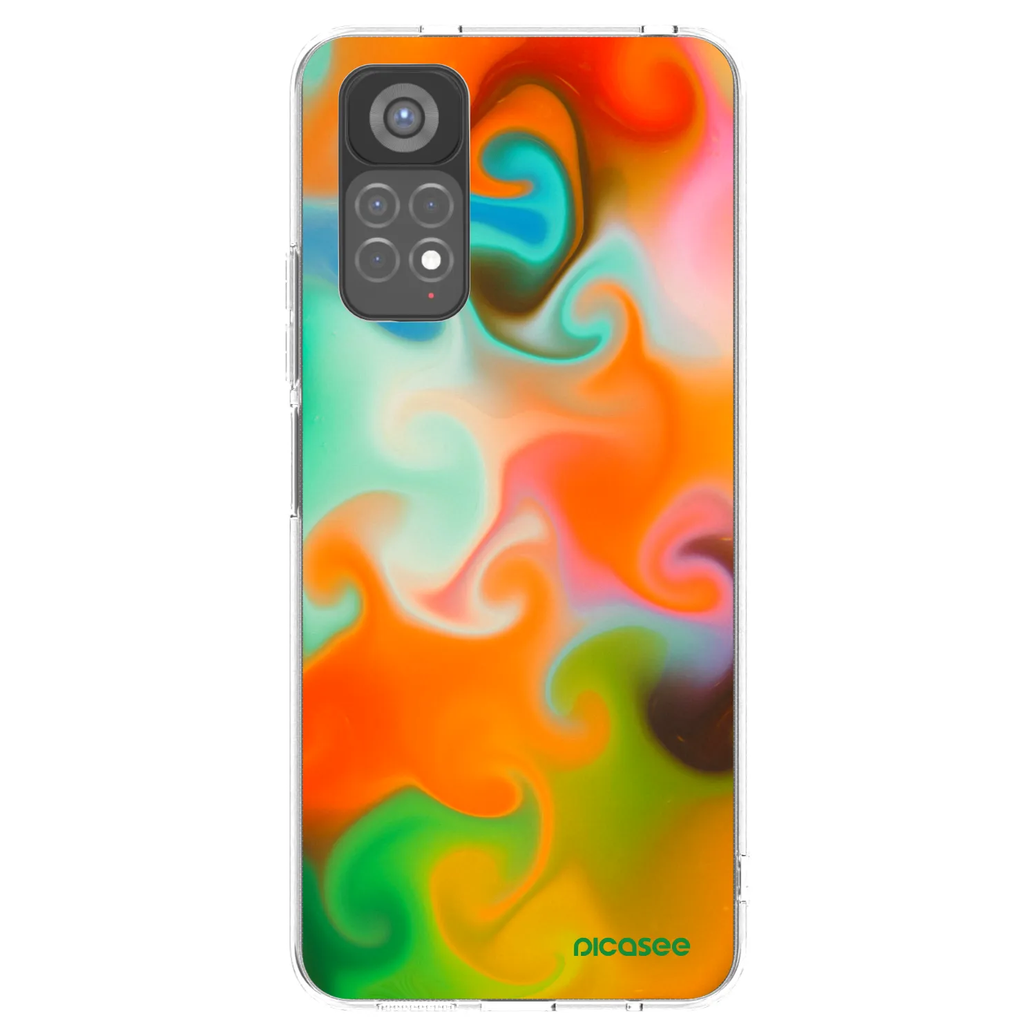 Picasee átlátszó szilikon tok az alábbi mobiltelefonokra Xiaomi Redmi Note 11S 5G - Juice