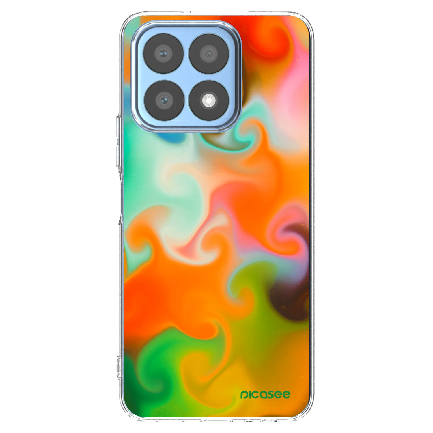 Picasee átlátszó szilikon tok az alábbi mobiltelefonokra Honor X8a - Juice