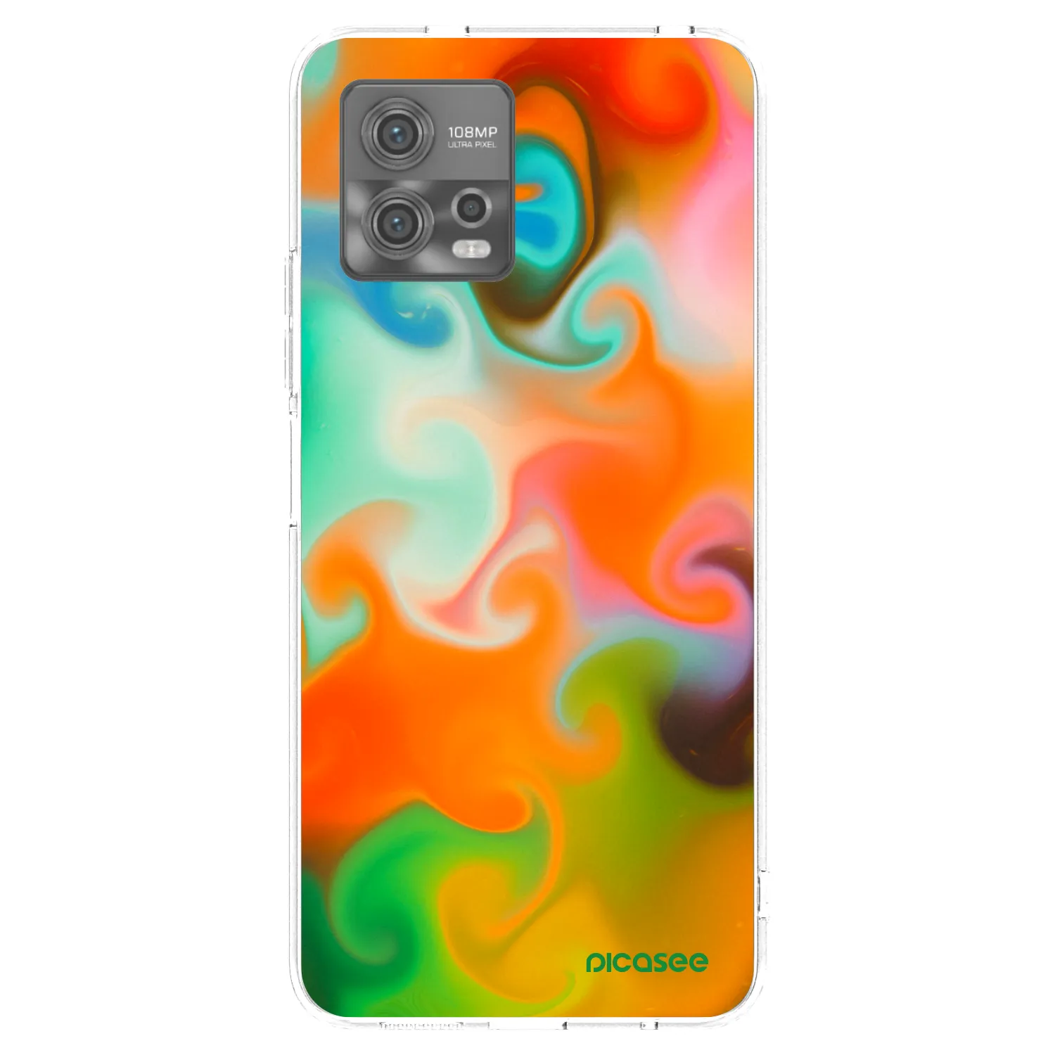 Picasee átlátszó szilikon tok az alábbi mobiltelefonokra Motorola Moto G72 - Juice