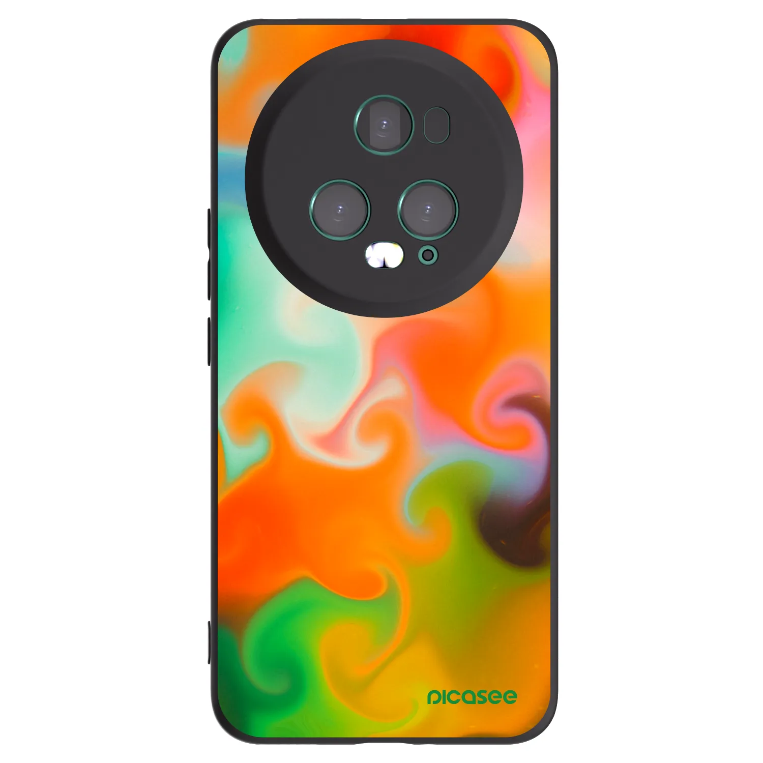 Picasee fekete szilikon tok az alábbi mobiltelefonokra Honor Magic5 Pro - Juice