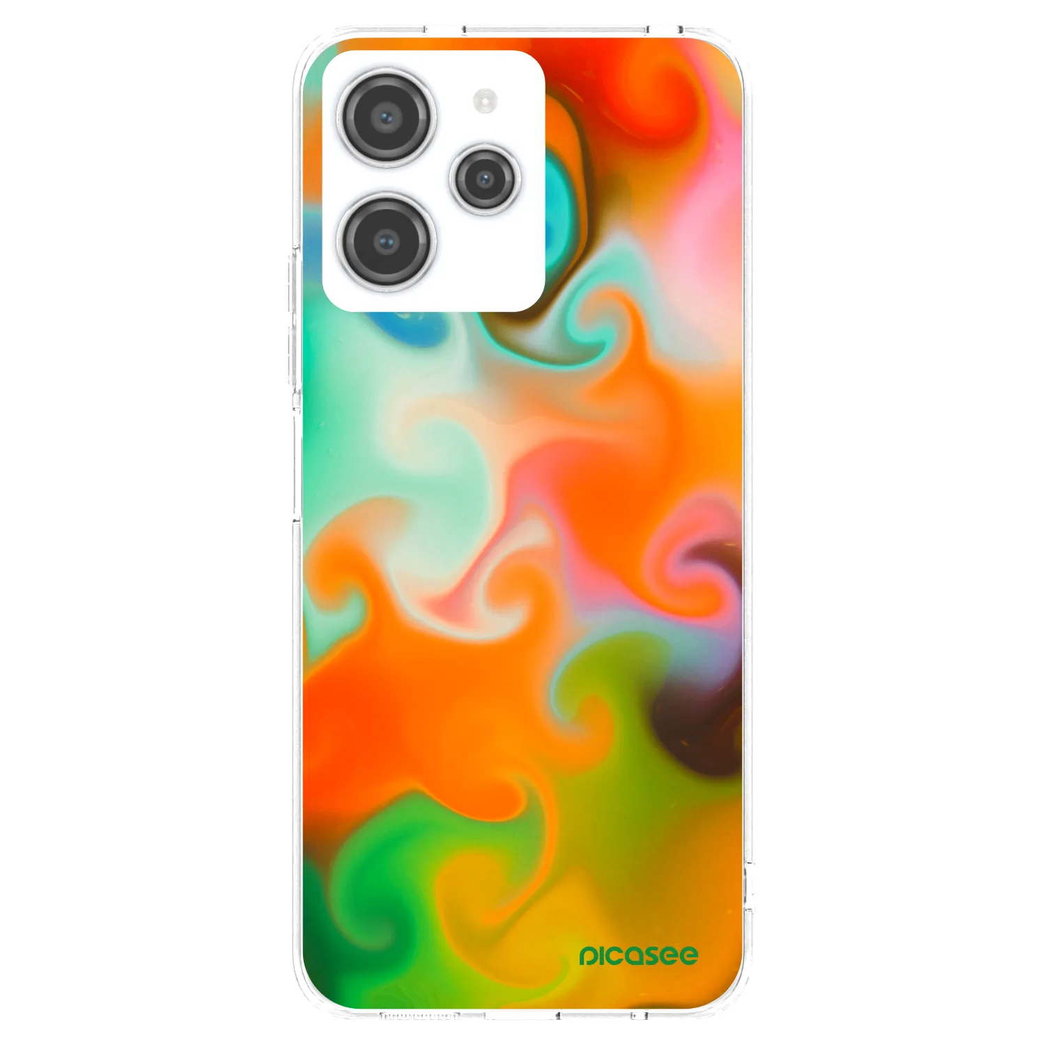 Picasee átlátszó szilikon tok az alábbi mobiltelefonokra Xiaomi Redmi 12 4G - Juice