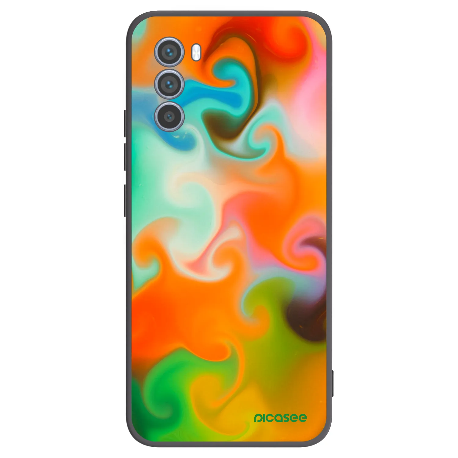 Picasee fekete szilikon tok az alábbi mobiltelefonokra Motorola Moto G62 - Juice