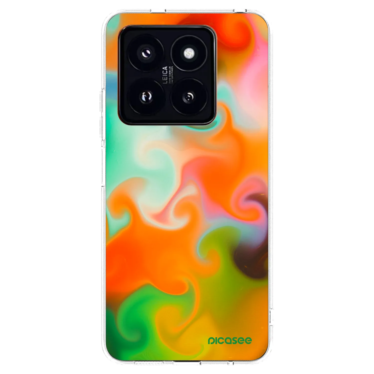 Picasee átlátszó szilikon tok az alábbi mobiltelefonokra Xiaomi 14 Pro - Juice