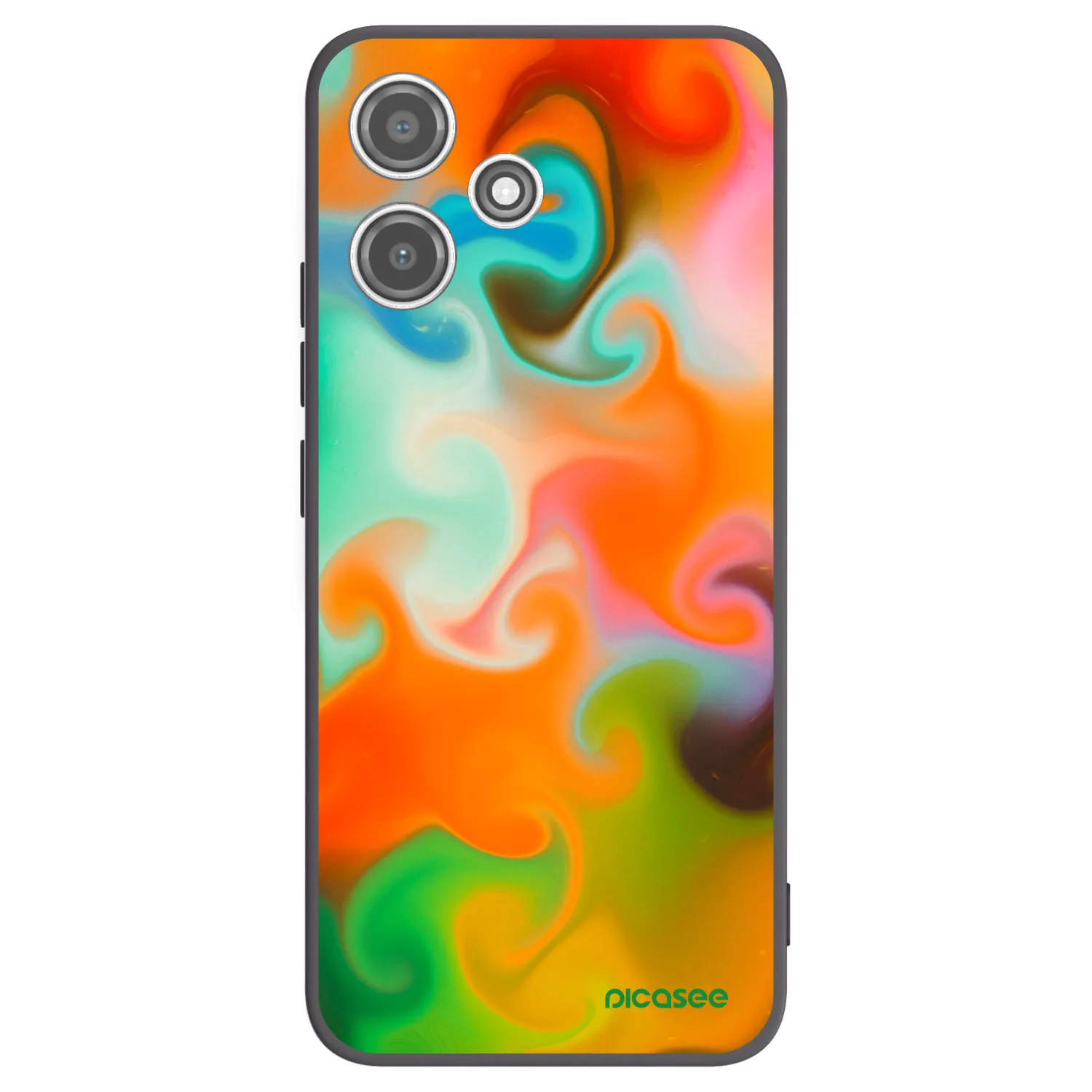 Picasee fekete szilikon tok az alábbi mobiltelefonokra Xiaomi Redmi 12 5G - Juice