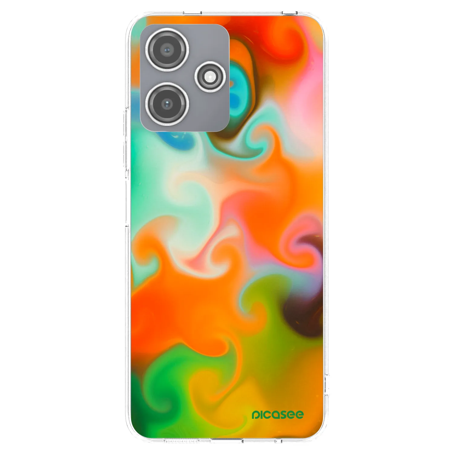 Picasee átlátszó szilikon tok az alábbi mobiltelefonokra Xiaomi Redmi 12 5G - Juice