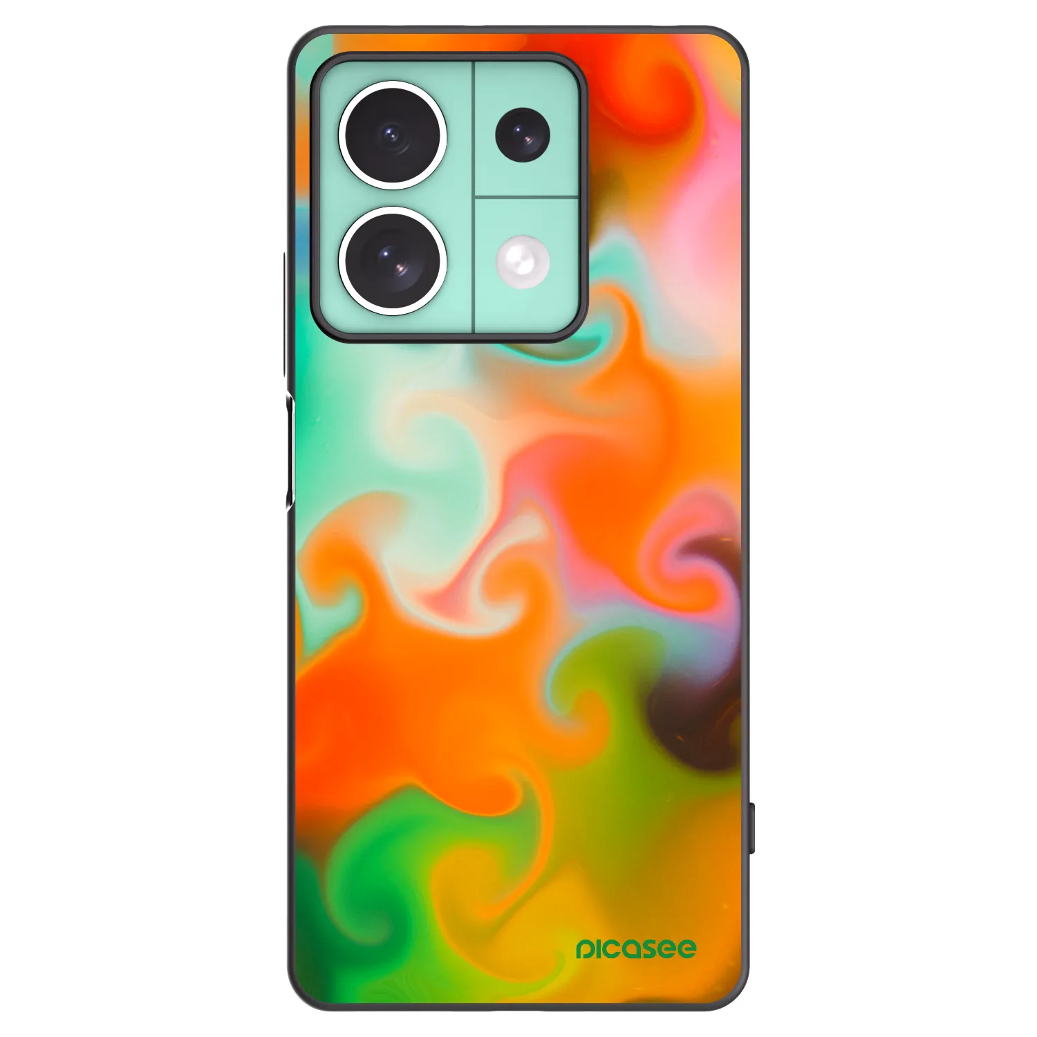 Picasee fekete szilikon tok az alábbi mobiltelefonokra Xiaomi Redmi Note 13 5G - Juice
