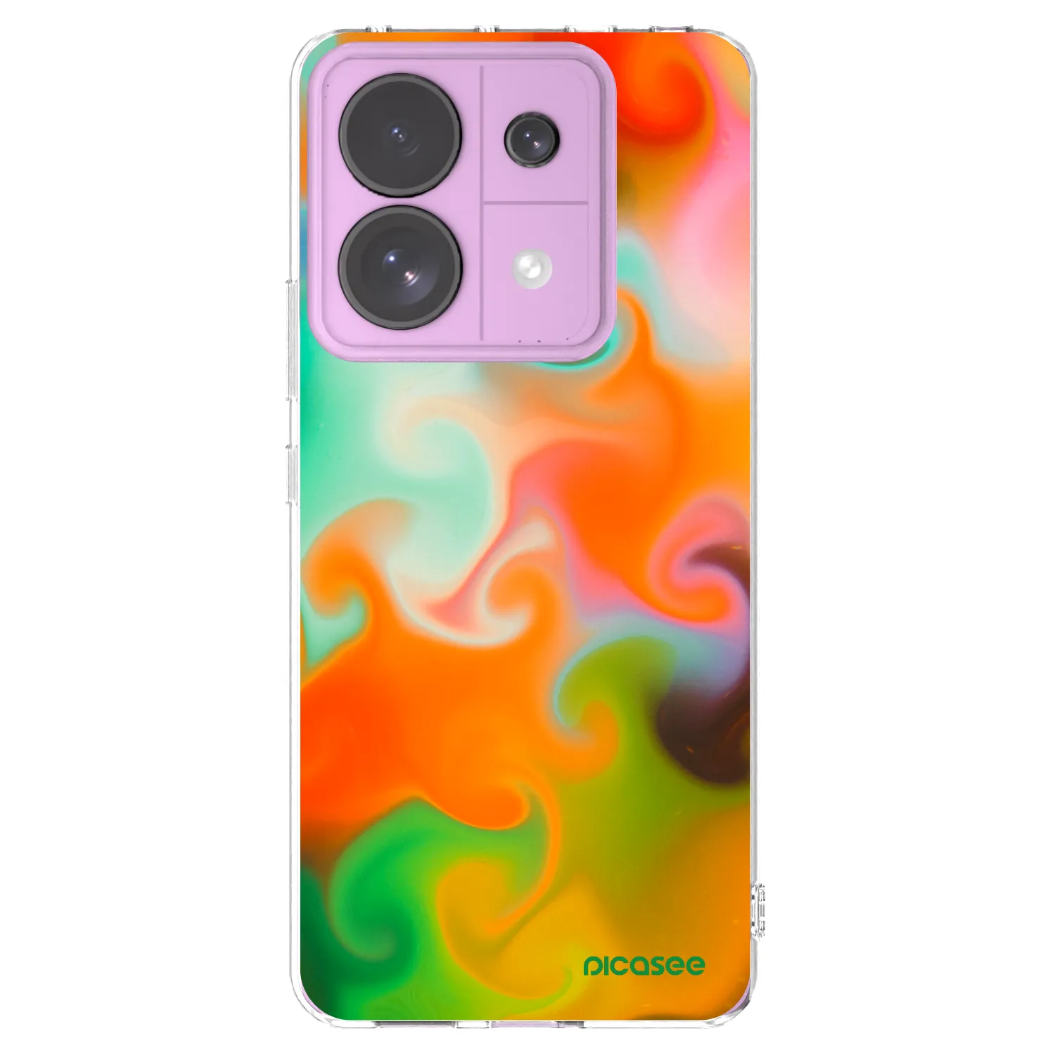 Picasee átlátszó szilikon tok az alábbi mobiltelefonokra Xiaomi Redmi Note 13 Pro 5G - Juice