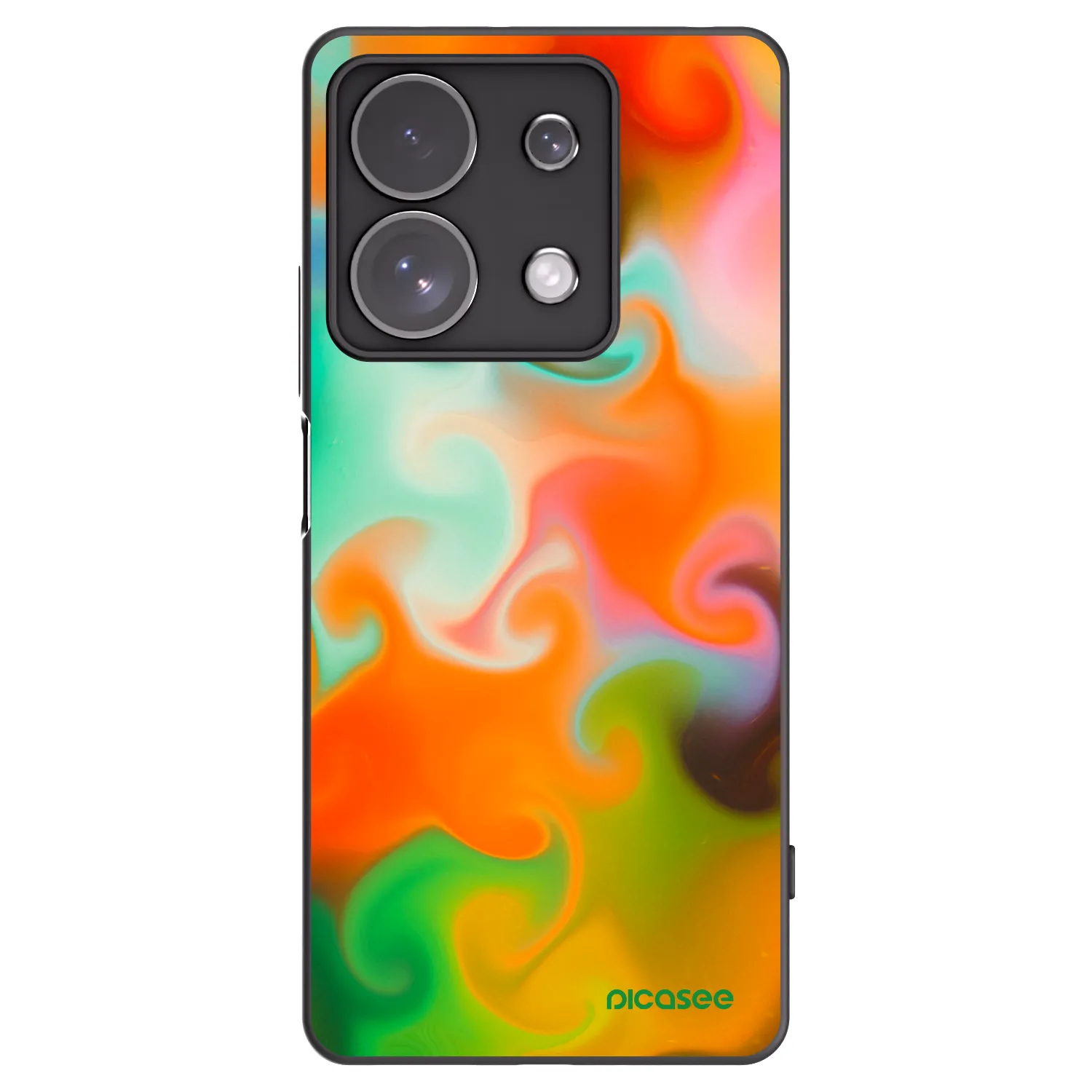 Picasee fekete szilikon tok az alábbi mobiltelefonokra Xiaomi Redmi Note 13 Pro 4G - Juice