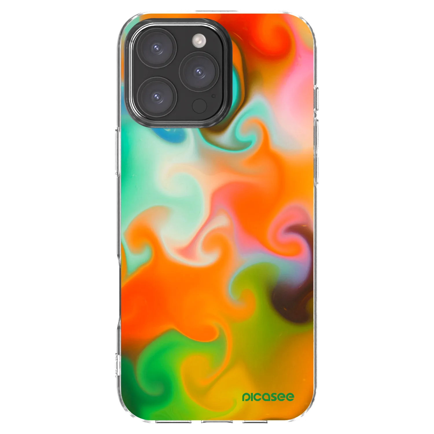 Picasee átlátszó szilikon tok az alábbi mobiltelefonokra Apple iPhone 16 Pro Max - Juice