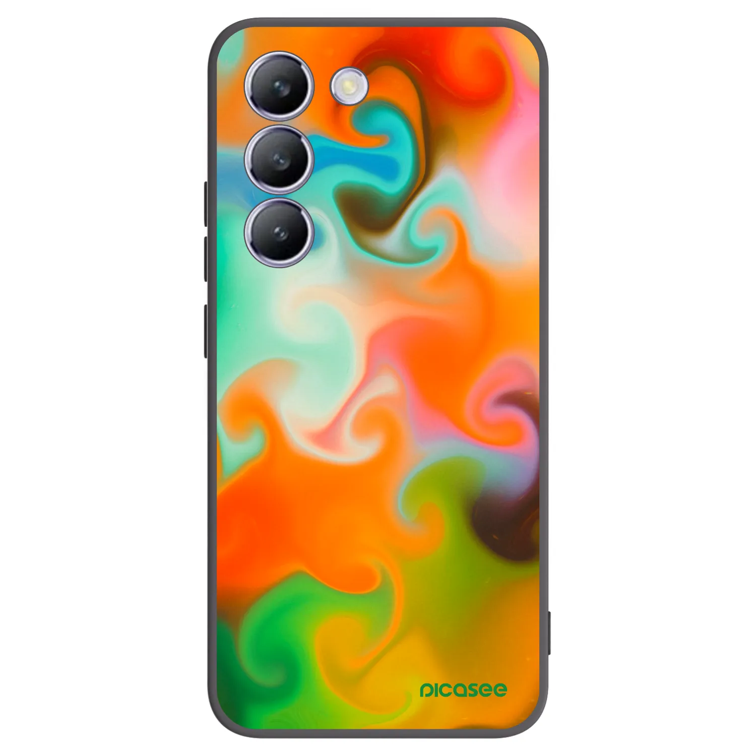 Picasee fekete szilikon tok az alábbi mobiltelefonokra Vivo V40 SE 5G - Juice