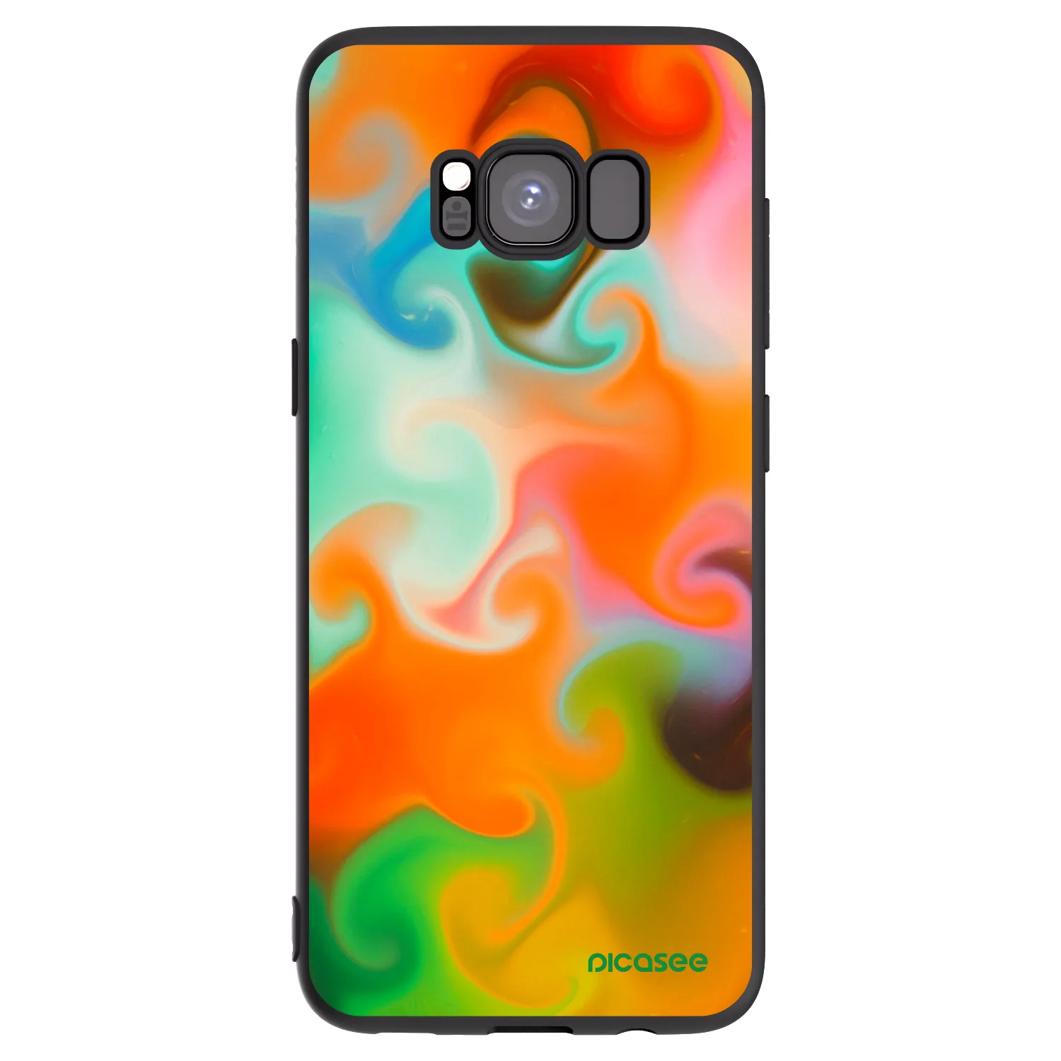 Picasee fekete szilikon tok az alábbi mobiltelefonokra Samsung Galaxy S8 G950F - Juice