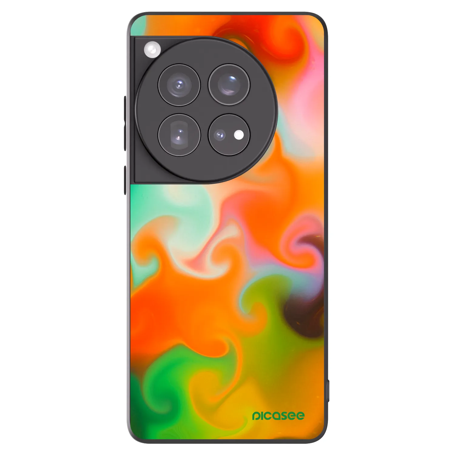 Picasee fekete szilikon tok az alábbi mobiltelefonokra OnePlus 12 5G - Juice