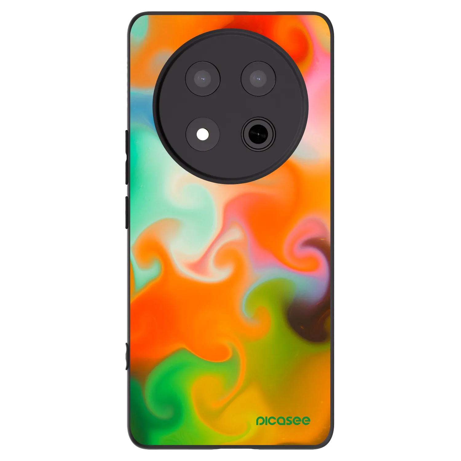 Picasee fekete szilikon tok az alábbi mobiltelefonokra Honor Magic7 Lite 5G - Juice