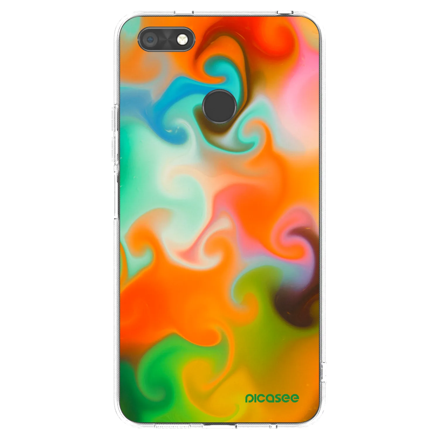 Picasee átlátszó szilikon tok az alábbi mobiltelefonokra Huawei P9 Lite Mini - Juice