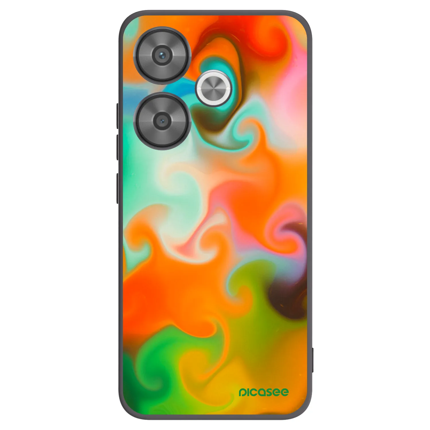 Picasee fekete szilikon tok az alábbi mobiltelefonokra Xiaomi Poco F6 - Juice