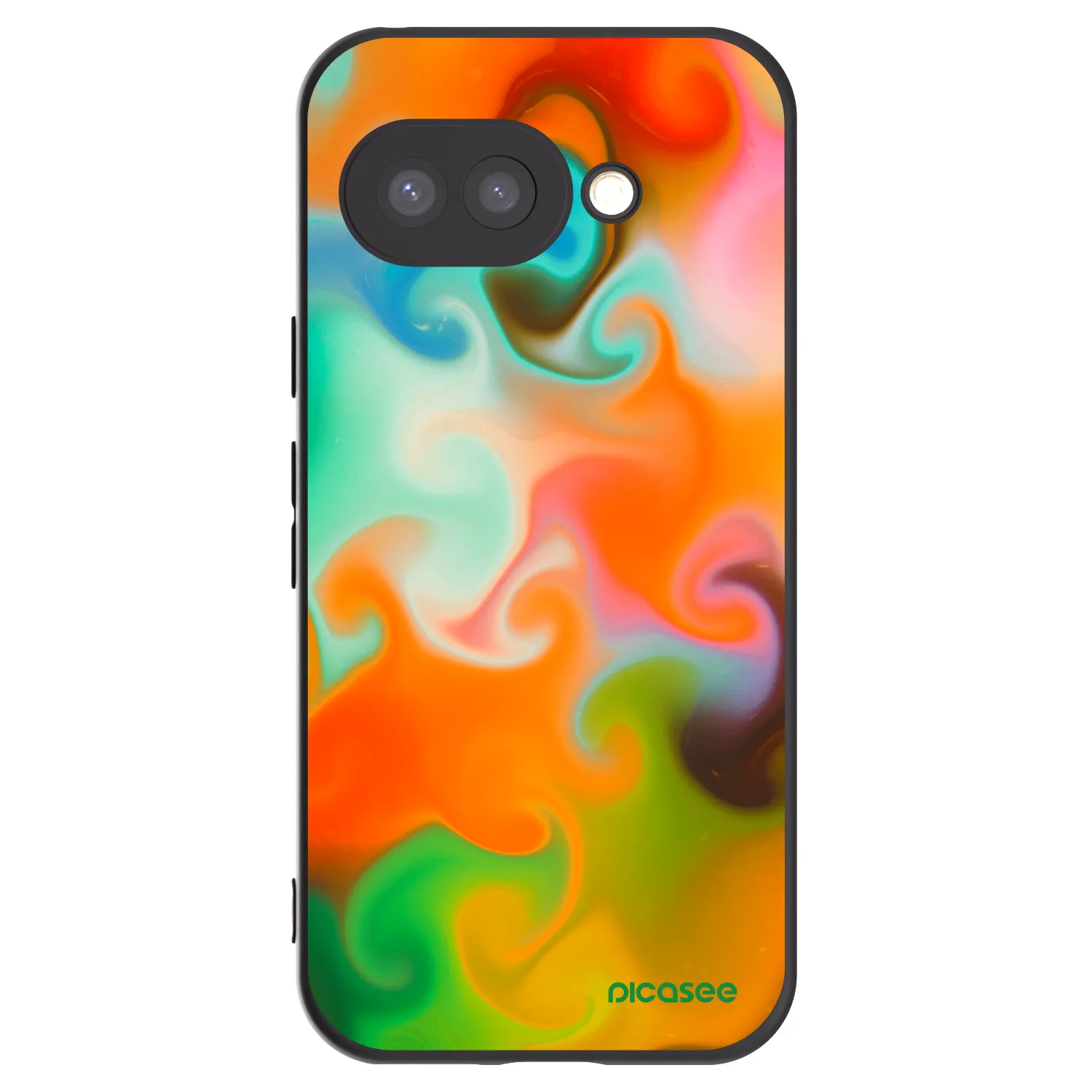 Picasee fekete szilikon tok az alábbi mobiltelefonokra Google Pixel 9a - Juice