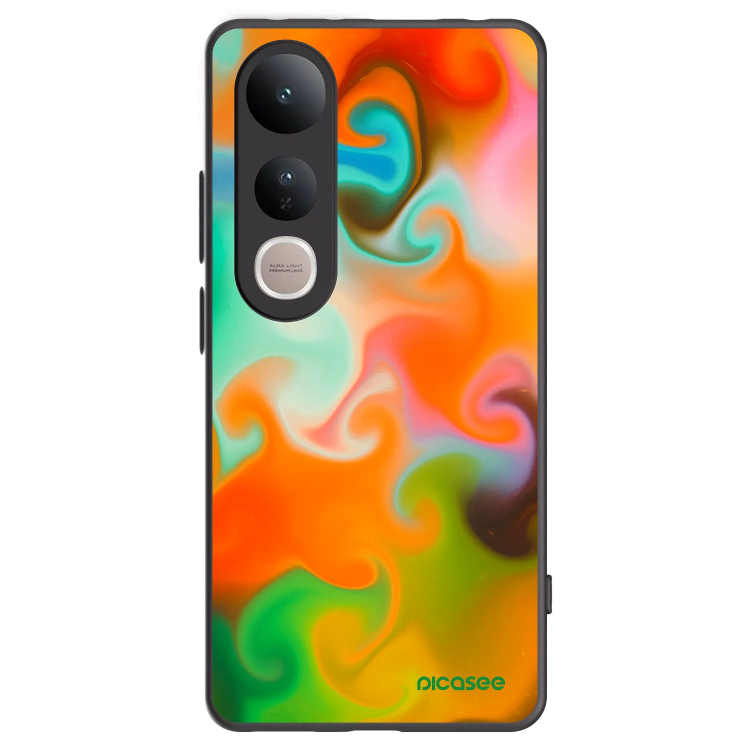 Picasee fekete szilikon tok az alábbi mobiltelefonokra Vivo V50 Lite 5G - Juice