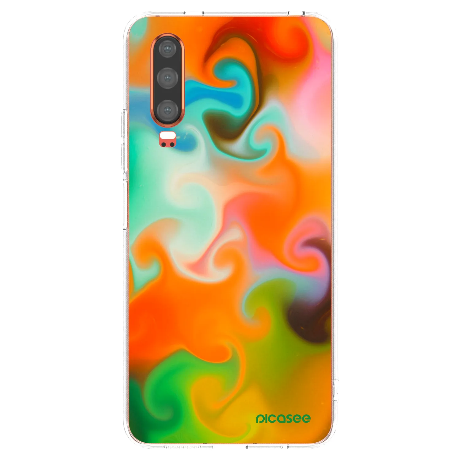 Picasee átlátszó szilikon tok az alábbi mobiltelefonokra Huawei P30 - Juice