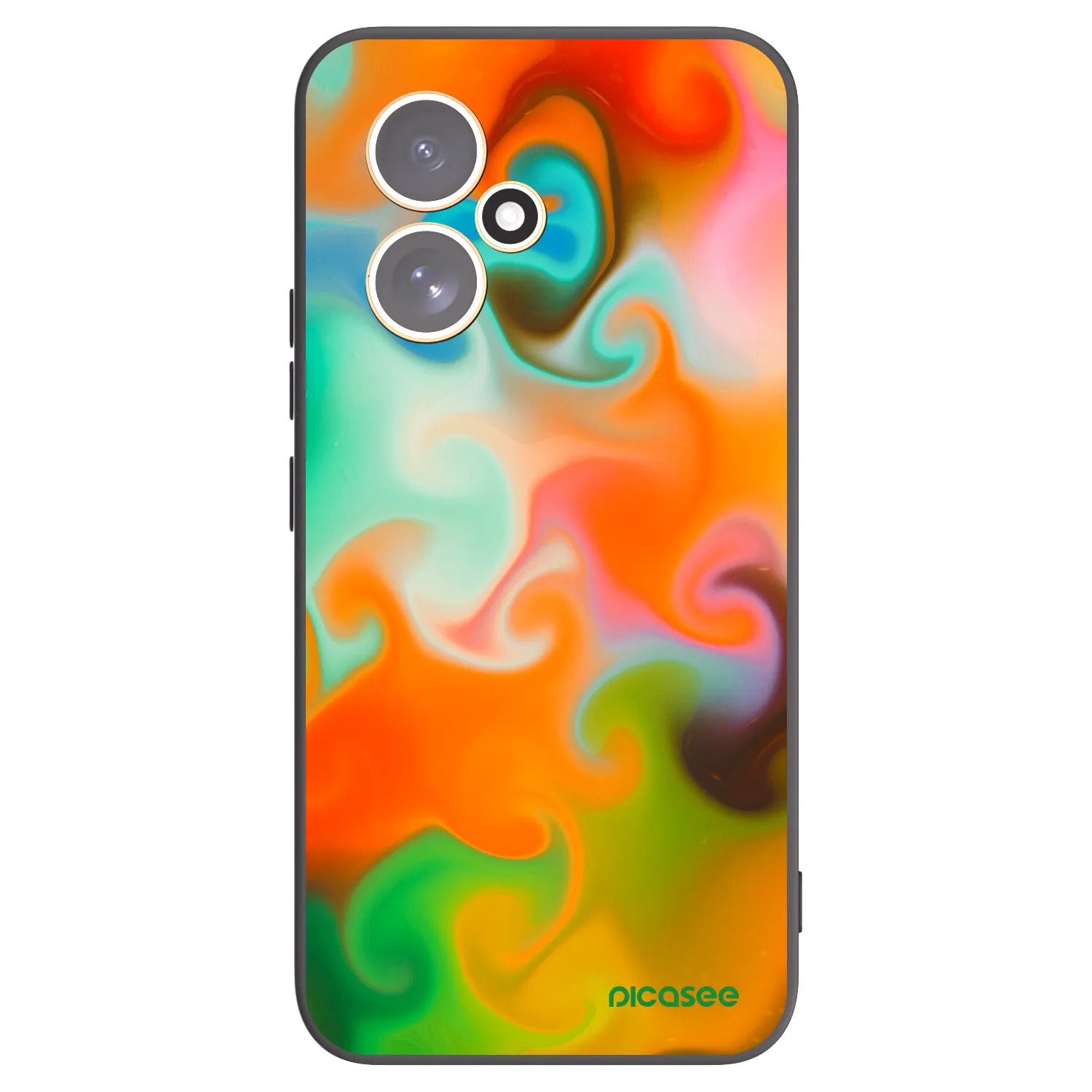 Picasee fekete szilikon tok az alábbi mobiltelefonokra Honor 400 5G - Juice
