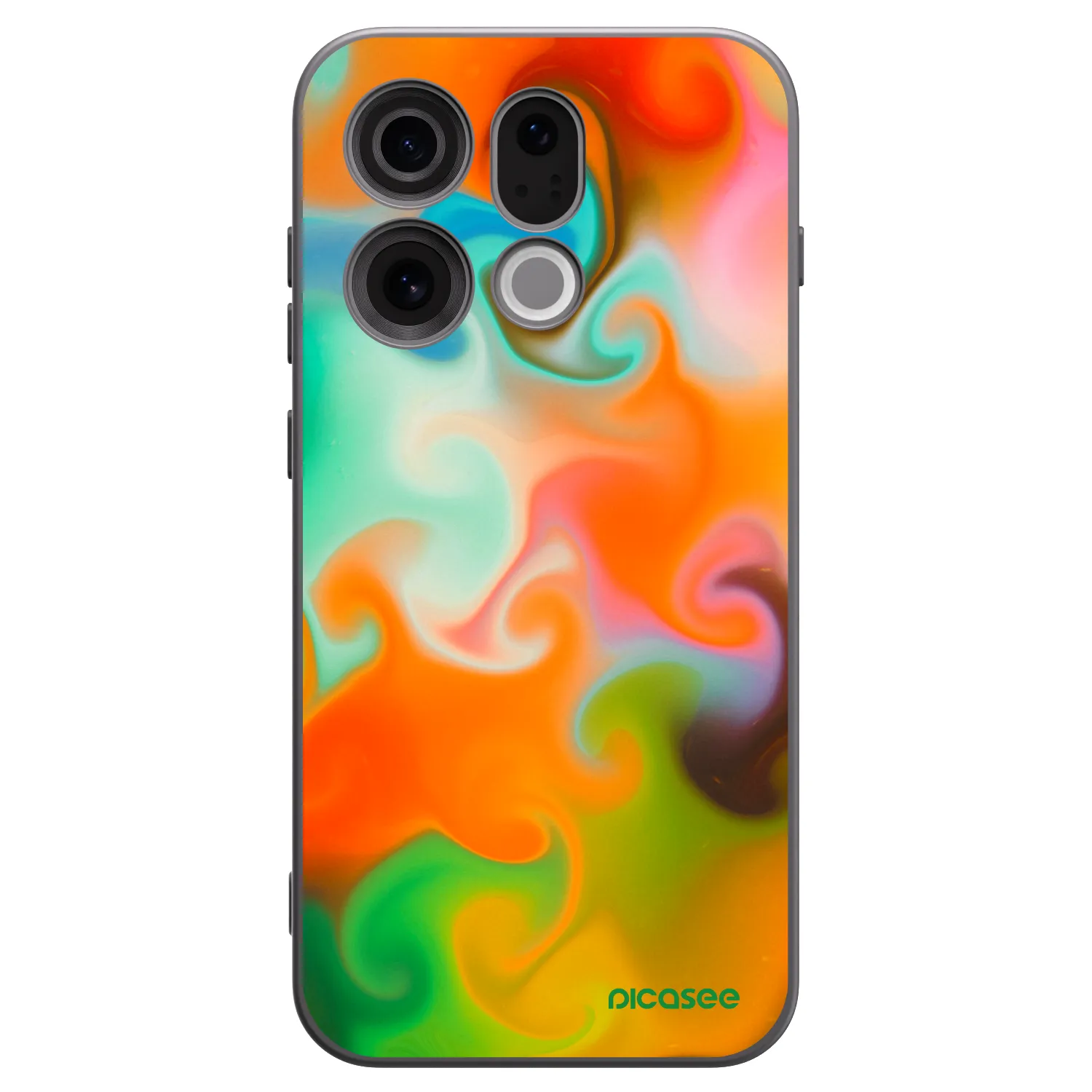 Picasee fekete szilikon tok az alábbi mobiltelefonokra OPPO Find X9 - Juice