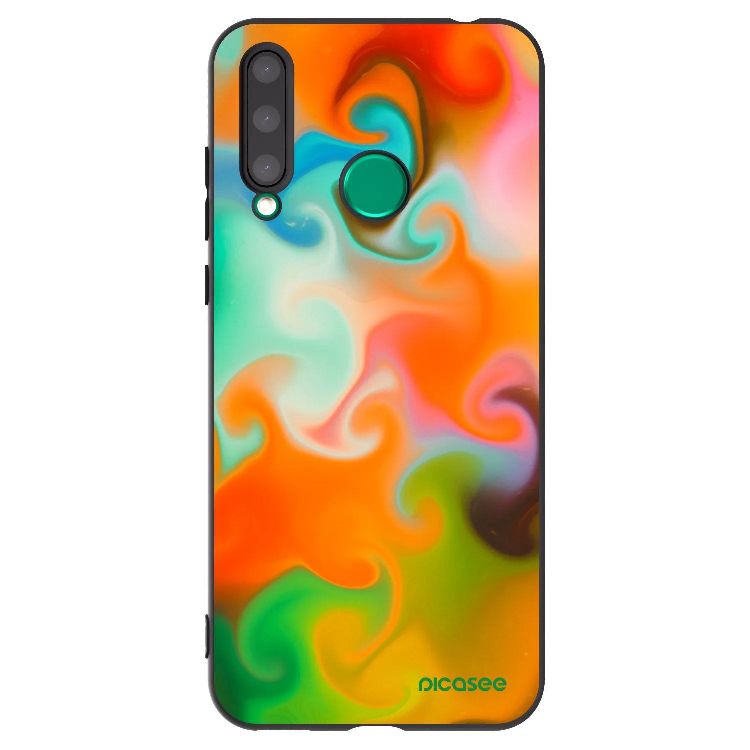 Picasee fekete szilikon tok az alábbi mobiltelefonokra Honor 20 Lite - Juice