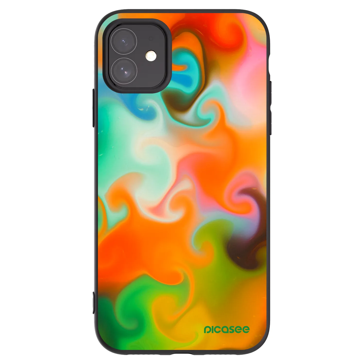 Picasee fekete szilikon tok az alábbi mobiltelefonokra Apple iPhone 11 - Juice