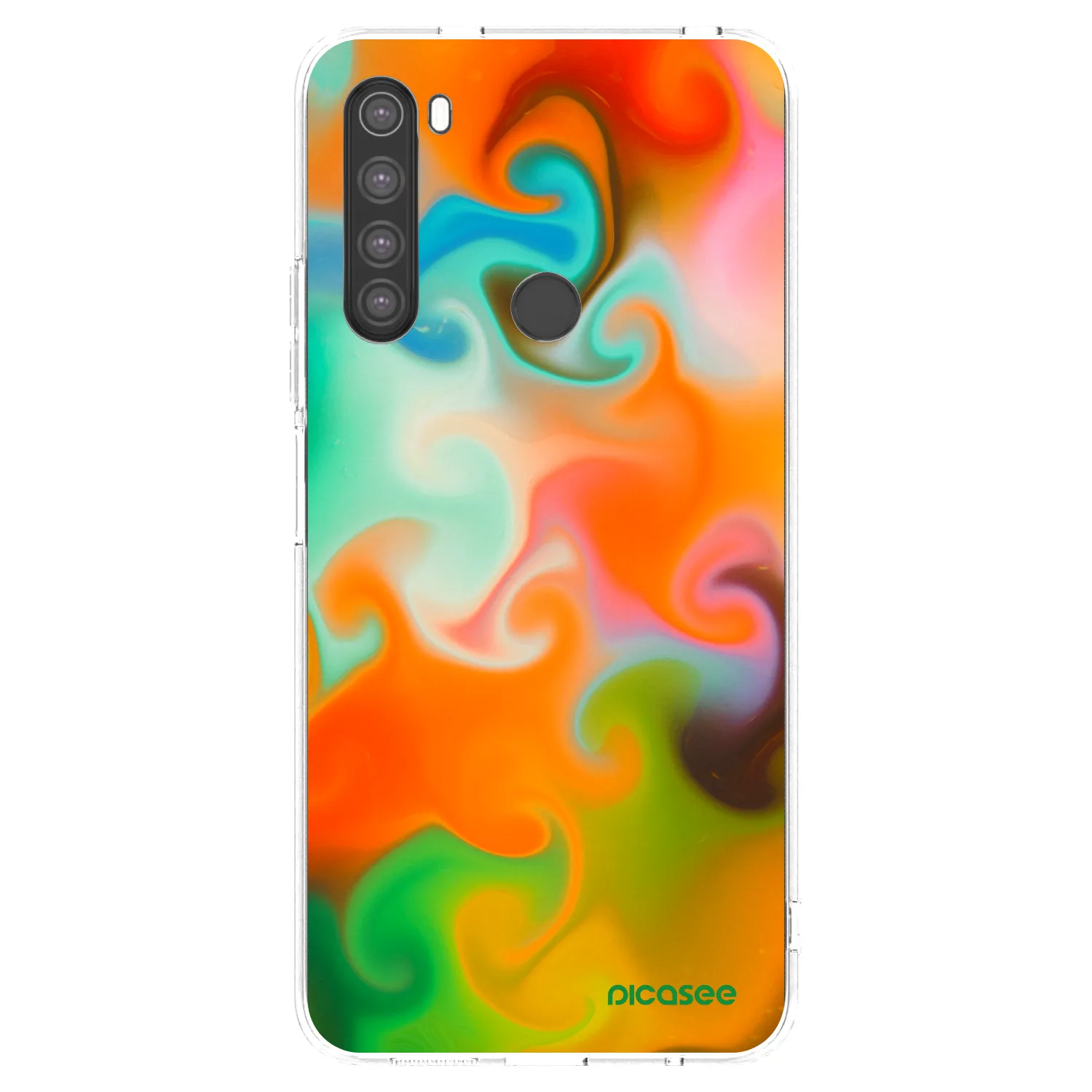 Picasee átlátszó szilikon tok az alábbi mobiltelefonokra Xiaomi Redmi Note 8 - Juice