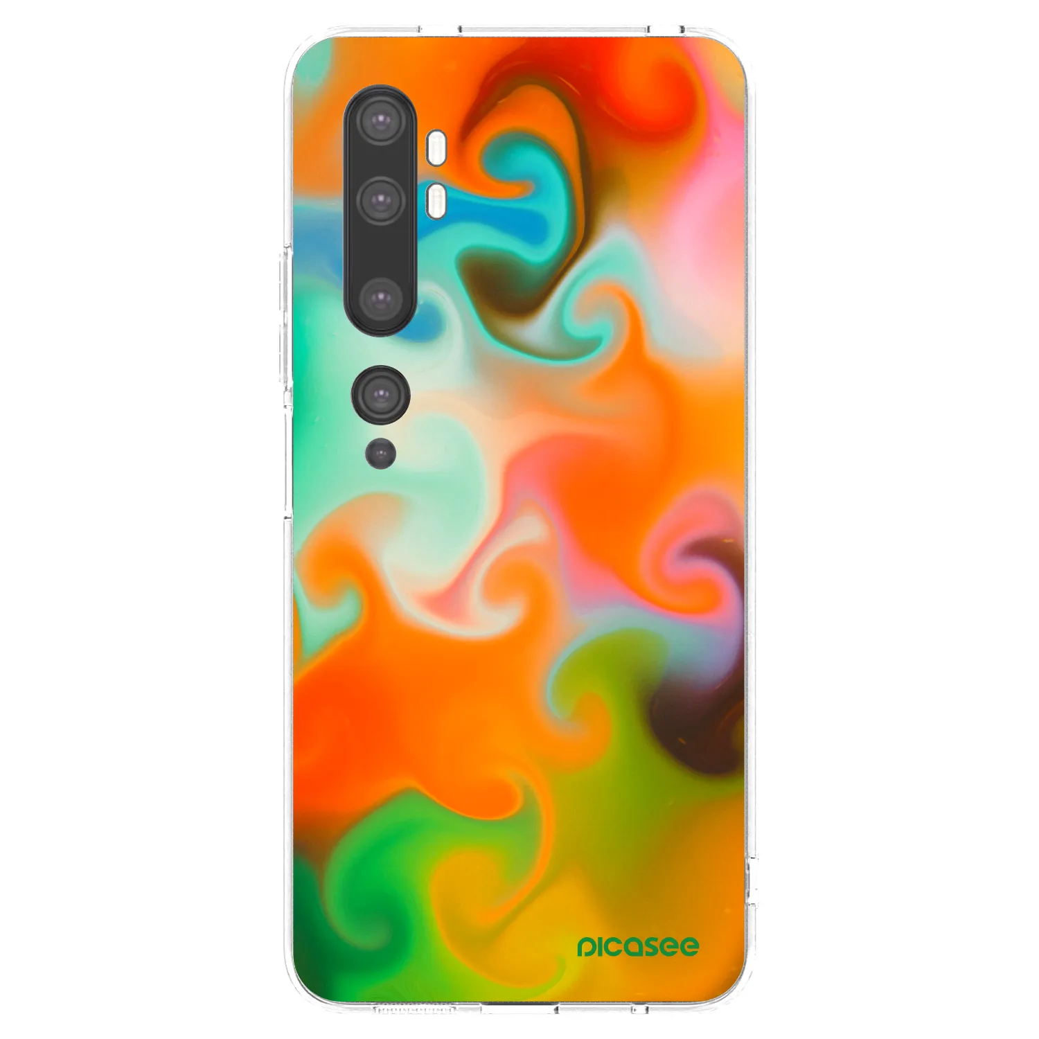 Picasee átlátszó szilikon tok az alábbi mobiltelefonokra Xiaomi Mi Note 10 (Pro) - Juice