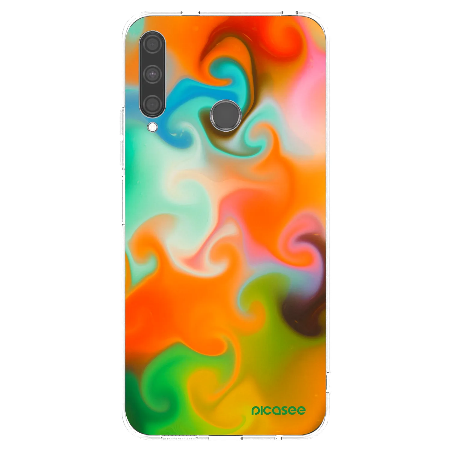 Picasee átlátszó szilikon tok az alábbi mobiltelefonokra Huawei P40 Lite E - Juice