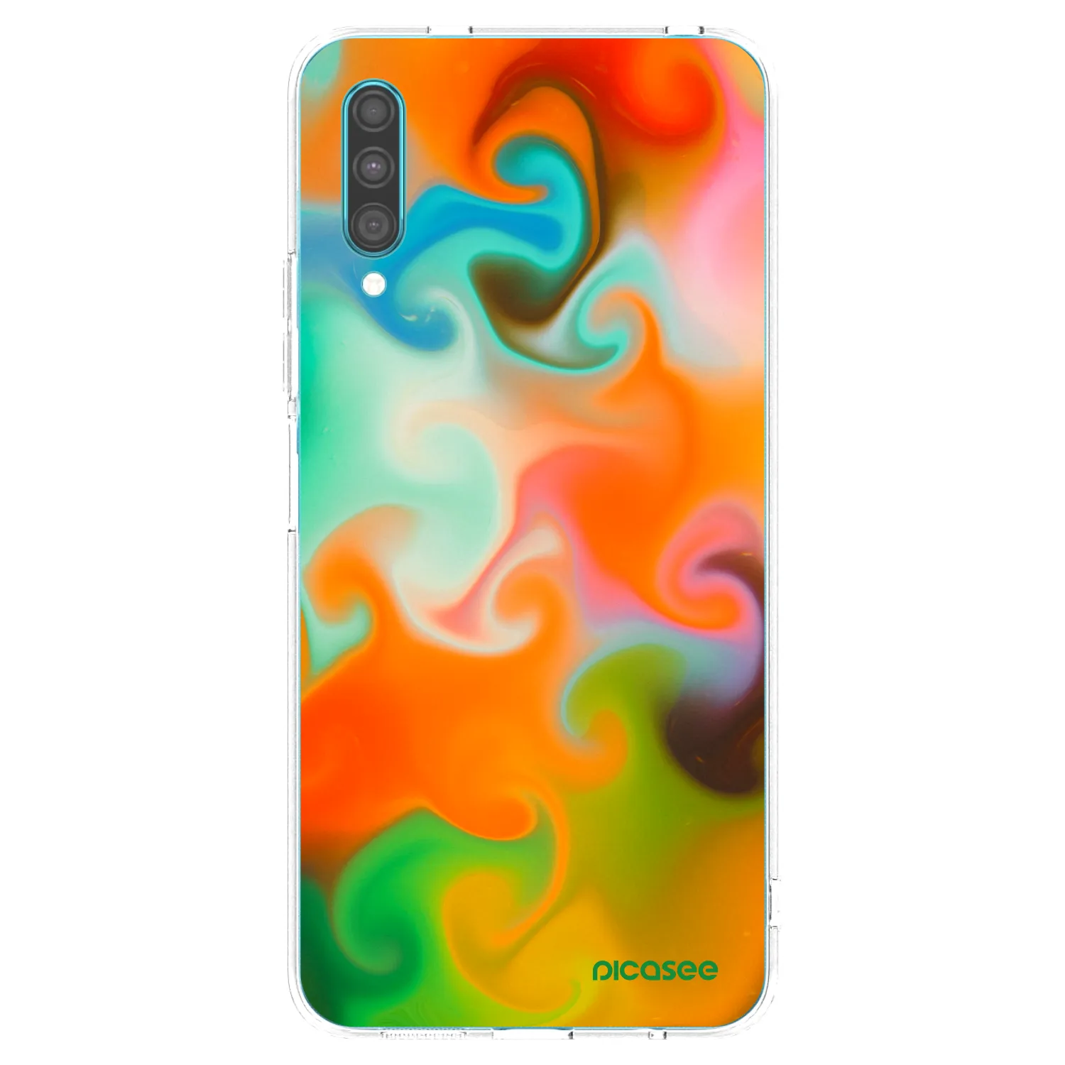 Picasee átlátszó szilikon tok az alábbi mobiltelefonokra Samsung Galaxy A30s A307F - Juice