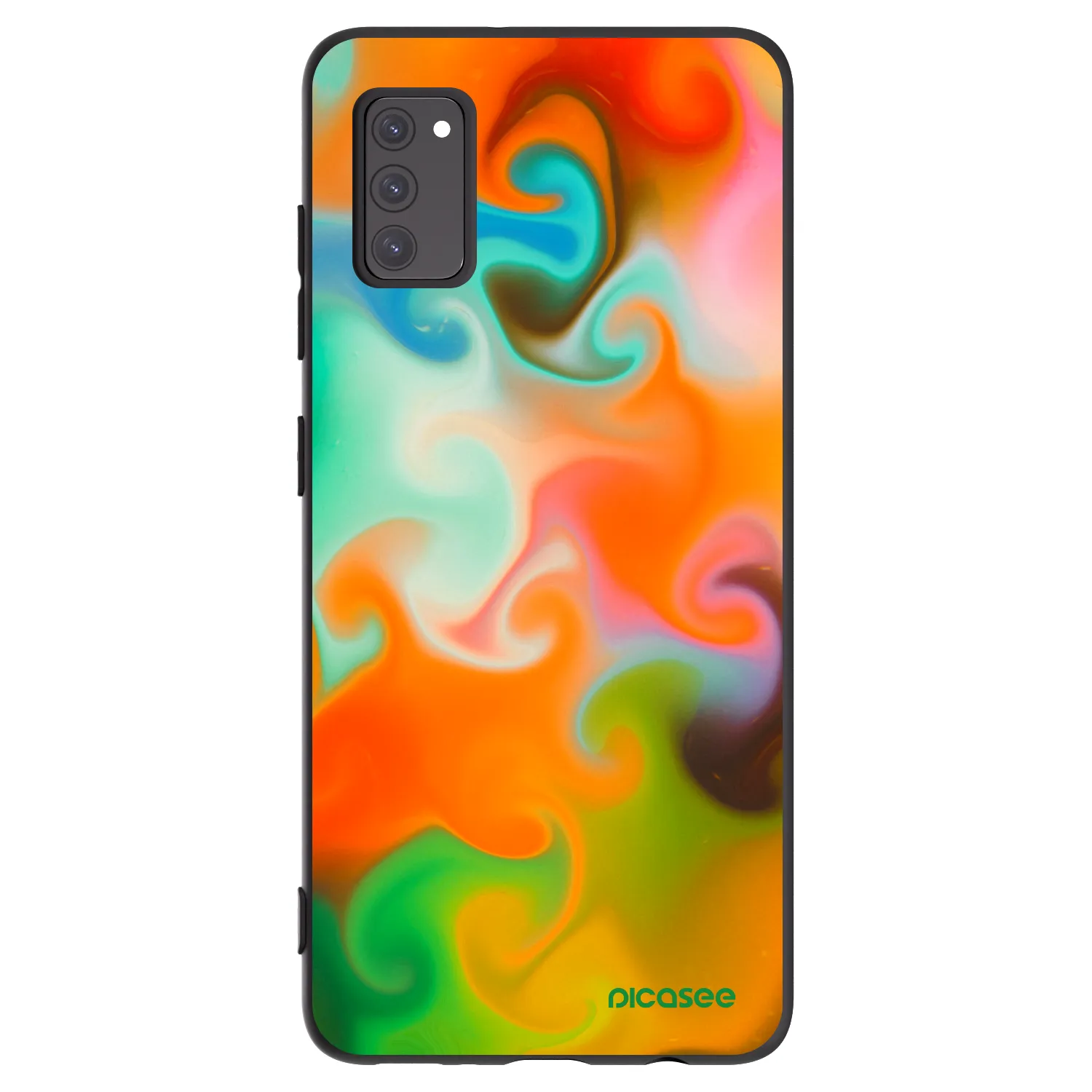Picasee fekete szilikon tok az alábbi mobiltelefonokra Samsung Galaxy A41 A415F - Juice