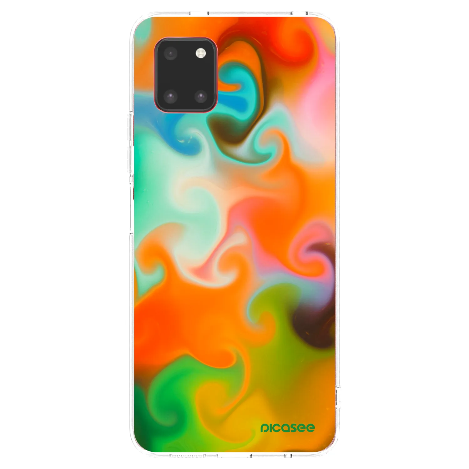Picasee átlátszó szilikon tok az alábbi mobiltelefonokra Samsung Galaxy Note 10 Lite N770F - Juice